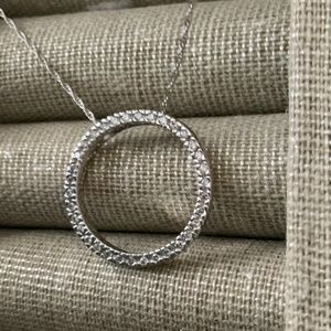 Diamond Necklace with chain